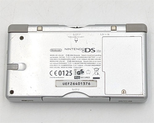 Nintendo DS Lite - Silver - Konsol - SNR UEF26401376 (B Grade) (Genbrug)